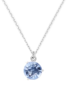 $59 Kate Spade Rise and Shine Mini Pendant color:  Blue, silver